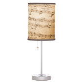 Old Sheet Music Table Lamp (Right)