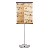 Old Sheet Music Table Lamp (Back)