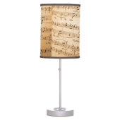 Old Sheet Music Table Lamp (Front)