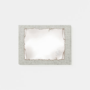 Old sheet post-it adhesive notes