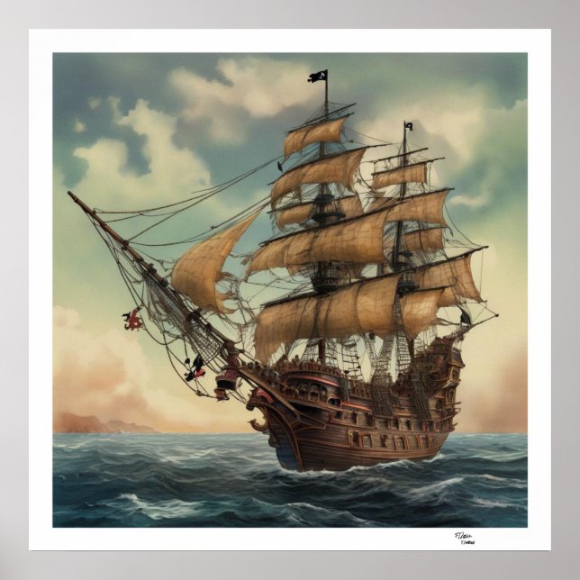 Old Ship Poster (Front)