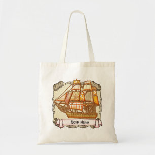 Old Ship tote bags