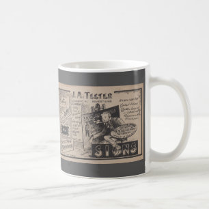 Old sign painter advertisement graphic designer coffee mug
