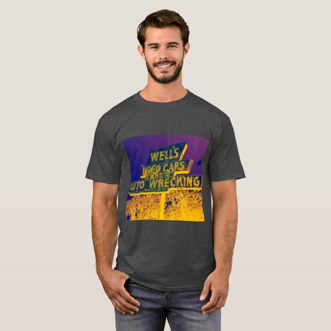 Old sign photography T-Shirt (Front Full)