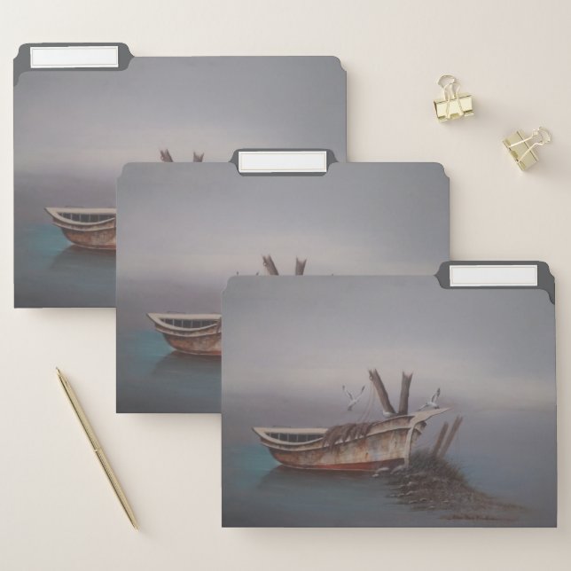 Old Skiff File Folders (Set)