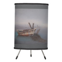 Old Skiff Tripod Lamp