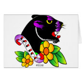 Old Skool Tattoo Black Panther (Front Horizontal)