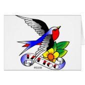 Old Skool Tattoo Swallow (Front Horizontal)