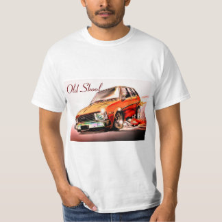 Old Skool Toyota Corolla Cartoon T-Shirt