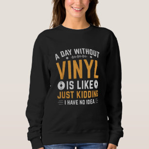 Old Skool Vinyl, Love Decks, Vinyl Lovers, DJ, Rec Sweatshirt