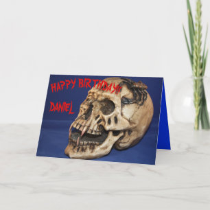 Old Skull Birthday  Card