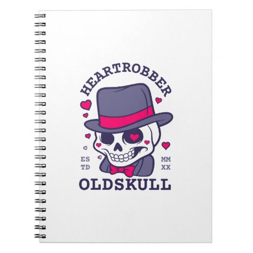 Old Skull Tattoo Notebook