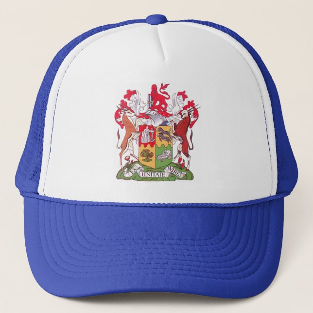 Old South African Coat of Arms Trucker Hat (Front)