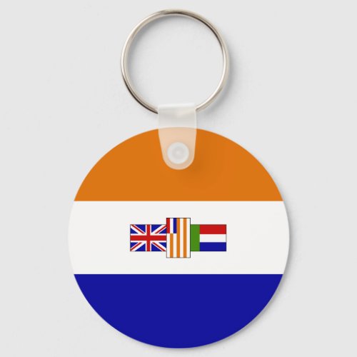 Old South African Flag Keychain