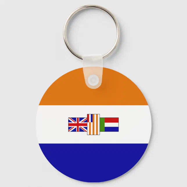 Old South African Flag Keychain | Zazzle