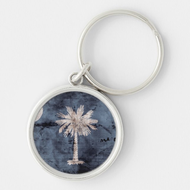 Old South Carolina Flag; Keychain (Front)