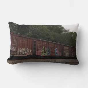 Old Southern Railway Boxcars Pillow