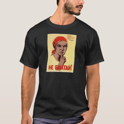 Old Soviet Russian Propaganda Apparel T_Shirt