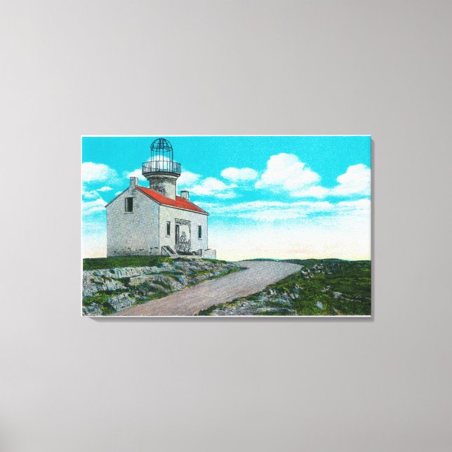 Old Spanish Lighthouse at Point Loma Canvas Print (Front)