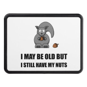 Old Squirrel Nuts Tow Hitch Cover