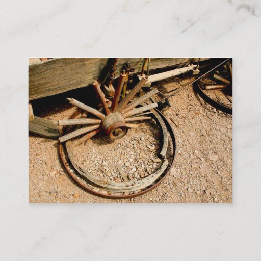 Customizable Old Stage Coach business cards