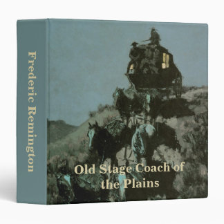 Old Stage Coach of the Plains by Remington Binder