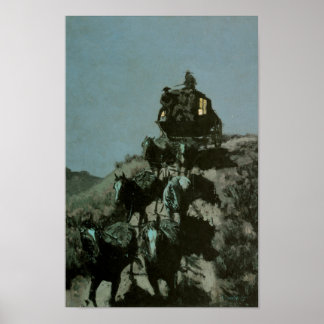 Old Stagecoach of the Plains by Remington Print