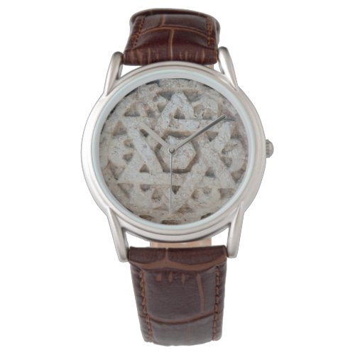 Old Star of David carving Israel Watch