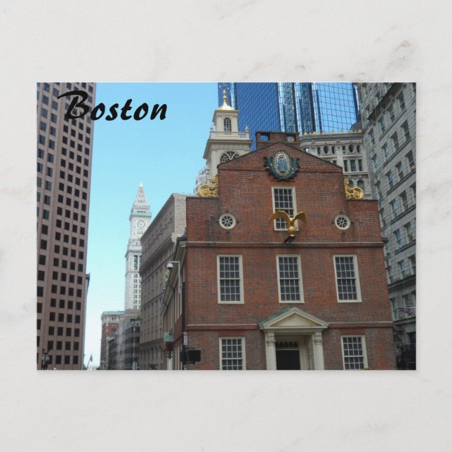 Old State House, Boston Postcard (Front)