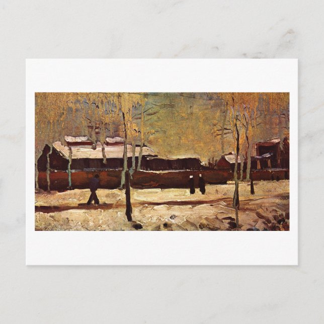 Old Station at Eindhoven, Vincent van Gogh Postcard (Front)