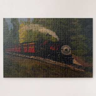 Old Steam Engine, Original by Gary Poling Jigsaw Puzzle