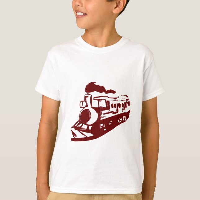 Old Steam Engine T-Shirt (Front)