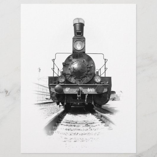 Old steam locomotive (Front)