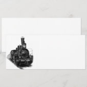Old steam locomotive (Front/Back)