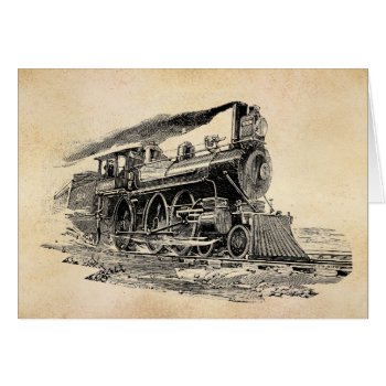 Old Steam Locomotive by TimeEchoArt at Zazzle