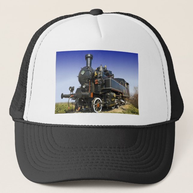 old steam locomotive trucker hat (Front)