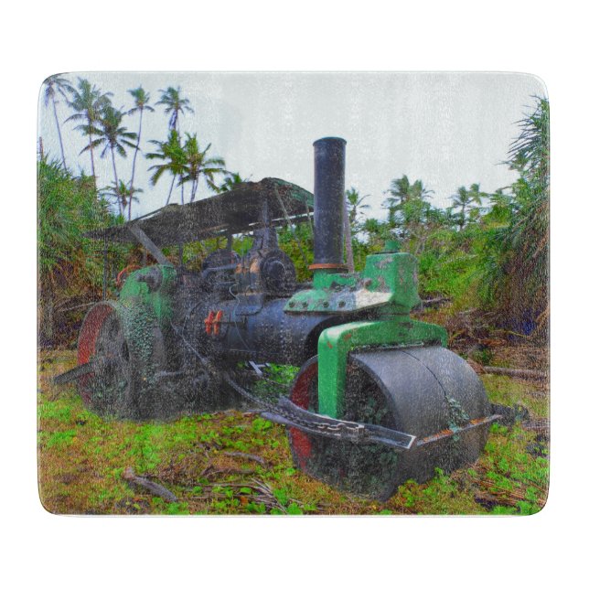 old steam roller cutting board (Front)