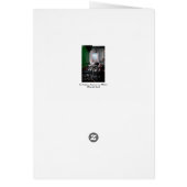 Old Steam Train Le Mastrou Rail yard Card (Back)