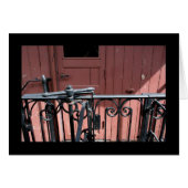 Old Steam Train Le Mastrou Waggon card (Front Horizontal)