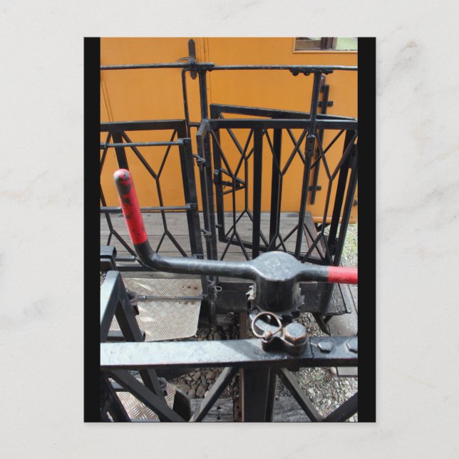 Old Steam Train Le Mastrou Waggon Crank Postcard (Front)