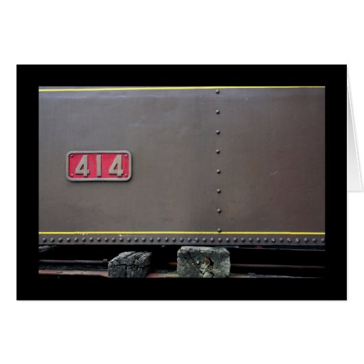 Old Steam Train Mastrou I'm down for maintenance Cards (Front Horizontal)