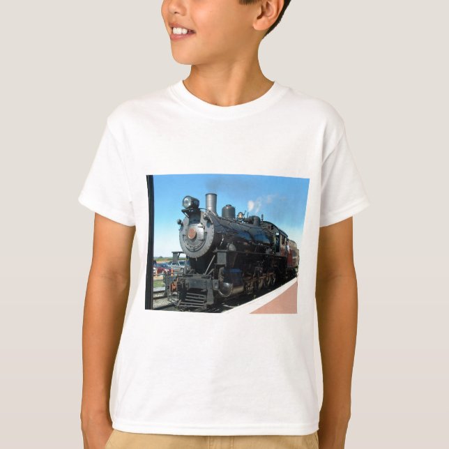 Old Steam Train One of a Kind Photo Shoot T-Shirt (Front)