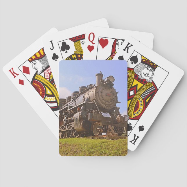 Old Steam Train Poker Cards (Back)