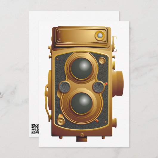 Old Steampunk Camera (Front/Back)