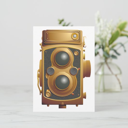 Old Steampunk Camera (Standing Front)