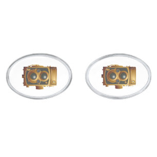 Old Steampunk Camera Cufflinks