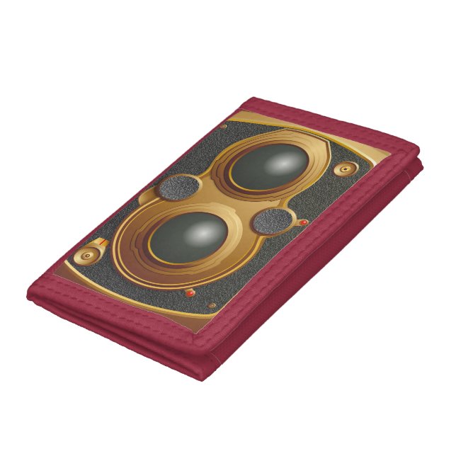 Old Steampunk Camera Tri-fold Wallet (Bottom)