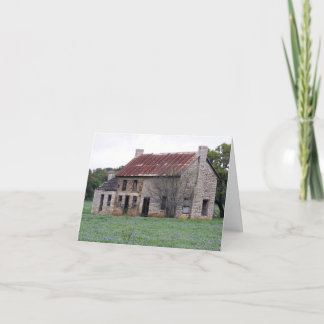 Old Stone House Thank You Card