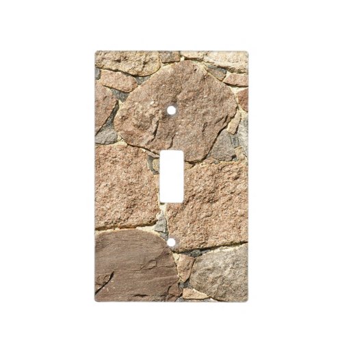 old stone light switch cover