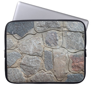 Old stone masonry textureabstract, architecture, h laptop sleeve